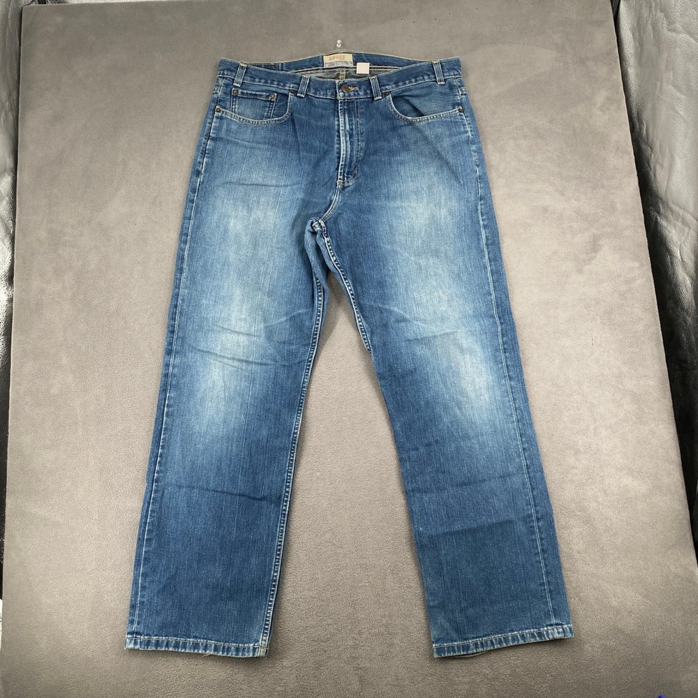 Old Navy Loose Jeans Mens 38x34 Blue Denim Relaxed Straight Leg 188685-02-1